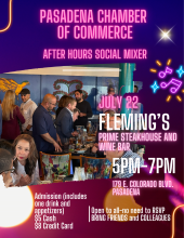 Psadna Chamber july mixer flyer